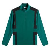 J.Lindeberg Gents Finn 1/4 Zip Mid Layer Large Forest Biome M334