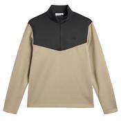 J.Lindeberg Gents Maclean 1/4 Zip Mid Layer Small Brindle U144 image