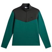 J.Lindeberg Gents Maclean 1/4 Zip Mid Layer Small Forest Biome M334