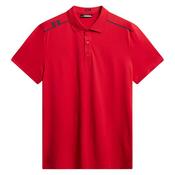 J.Lindeberg Gents Lionel Regular Fit Polo Medium Barbados Cherry G131