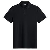 J.Lindeberg Gents Kv Print Polo Small Black 9999