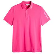 J.Lindeberg Gents Tour Tech Pique Polo Medium Pink Yarrow S100 image