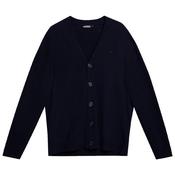 J.Lindeberg Gents Lucas Knitted Cardigan Medium JL Navy 6855
