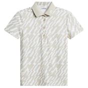 J.Lindeberg Ladies Tour Tech Print Polo Small Oak Island Fossil C150 image