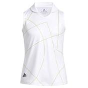 adidas Girls SL Polo 13/14 youths Pulse Lime - White image