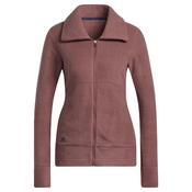 adidas Ladies F/Zip Fleece Jkt XSmall Quite Crimson