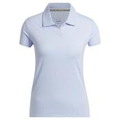 adidas Ladies Go-To Heathered Polo XSmall Blue Dawn Mel image