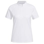 adidas Ladies Texture Polo XSmall White image