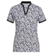 adidas Ladies Ult 365 Print Polo Small Black - White image