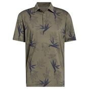 adidas Gents Oasis Mesh Polo Small Olive Strata image