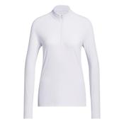 adidas Ladies Ult 365 Solid  1/4 Zip Polo Small Frozen Purple image