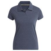 adidas Ladies Go-To Heathered Polo Small Collegiate Navy - Melange