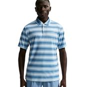 Nike Gents DriFit Par 5 SS Stripe Polo Small Blue 486