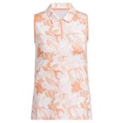 adidas Ladies Floral Polo XSmall Coral Fusion image