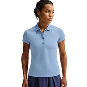 Nike Ladies Dri-FIT UV Short Sleeve Polo Medium Blue 486 image