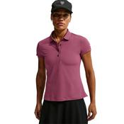 Nike Ladies Dri-FIT UV Short Sleeve Polo Small Red 654 image