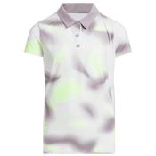 adidas Girls Ult Prnt Polo 9/10 Youths Green Spark image