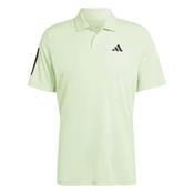 adidas Club 3 Stripe Polo Small Green