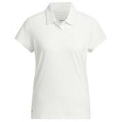 adidas Ladies Go-To Heathered Polo Small Crystal Jade - Mel image