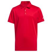 adidas Boys Perf Polo 9-10Y Collegiate Red