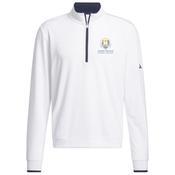 adidas Gents UPF LtWt 1/4 Zip P/O RC Small White image