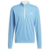 adidas Gents Core Ltwt 1/2 Zip Small Semi Blue Burst image