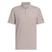 adidas Gents Go-To Prnt Strp Polo Small Alumina Mel/Aurora Ruby image