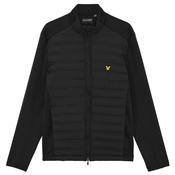 Lyle &amp; Scott Gents Hyb Quilted F/Zip Jkt Small Jet Black Z865 image