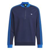 adidas Gents Originals 3 Strp 1/4 Zip XSmall Night Indigo image