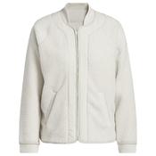 adidas Ladies Go-To Fleece Jkt Small Alumina image