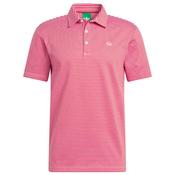 adidas Gents Stripe Pique Polo Originals XSmall Bliss Lilac/Better Scarlet image