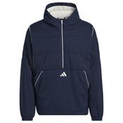 adidas Gents BTC 1/2 Zip Filled JKT Small Collegiate Navy