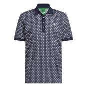 adidas Gents Originals All Over Polo Small Night Indigo/Chalk White image