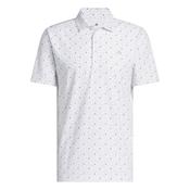 adidas Gents Ult 365 Soft Prnt Polo Small White/Wonder Sage image