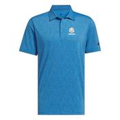 adidas Gents Ult 365 Mini Bnkr Polo Shirt RC Large Lucid Ray Blue image