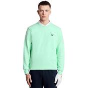 Lyle &amp; Scott Gents Polyblend Crewneck Pullover Small Morning Mint Y409 image