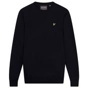 Lyle &amp; Scott Gents Polyblend Crewneck Pullover Small Dark Navy Z271