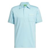 adidas Gents Originals Pocket Polo SS Small Light Aqua image