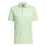 adidas Gents Originals Strp Pique Polo Small Pure Lemon/Light Aqua image