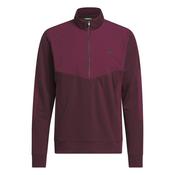 adidas Gents Ult 365 Hybrid 1/4 Zip Sweatshirt Small Maroon