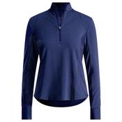 Zero Restriction Ladies Renae Zip  Mock XSmall Storm image