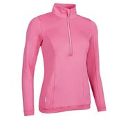Glenmuir Ladies Carina Zip Neck Mid Layer Small Sorbet Marl