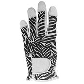 Surprizeshop Comfort Stretch Cabretta Lycra Glove Small Black - White image