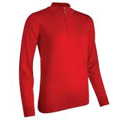 Glenmuir Ladies Amira Zip Neck Merino Sweater Small Garnet image