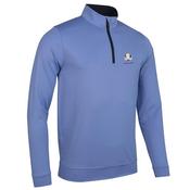 Glenmuir Gents Wick Zip Neck Midlayer RC Medium Light Blue