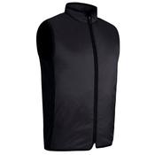 Glenmuir Gents Shiel Z-Frnt Rib Padded Gilet XLarge Black
