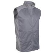 Glenmuir Gents Johnstone F/Z Water Repellent Gile Small Light Grey Herringbone