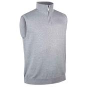 Glenmuir Mens Stanley Slipover Small Light Grey - Marl image