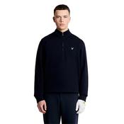 Lyle &amp; Scott Gents 1/4 Zip Midlayer Small Dark Navy Z271 image