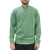 Lyle &amp; Scott Gents 1/4 Zip Midlayer Small Smoke Green X576